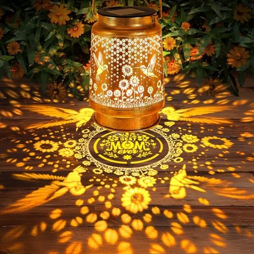 Hummingbird Solar Lanterns Outdoor Waterproof, Birthday Gifts for Women Mom - Image 2