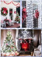 Extendable 108FT 300 LED Christmas String Lights Indoor Outdoor Cool White - Image 7