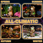 Solar Funny Garden Gnomes Figurine with Colorful LED Lights - Image 6