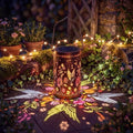 Hummingbird Solar Lantern, Waterproof Colorful Outdoor Garden Light by Oviejo