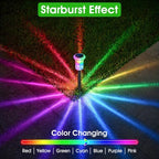 Eyrosa Solar Pathway Lights Outdoor Waterproof Starburst Pattern 15 Pack - Image 3