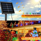 Joomer Solar Christmas Lights Outdoor, 2PACK Total 144FT 400LED, Blue - Image 2