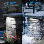 LED Hardscape Lighting,1.5W Outdoor Step Lights,AC/DC 12V Low Voltage IP67 Waterproof Retaining Wall Lights,Stainless Steel Paver Wall Light in Garden Pathway Step Stairs (4 Pack, Cool White) - Image 2