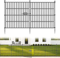 No Dig Garden Fence Outdoor for Yard, 24in (H) x 20ft(L) by SecureSpacesCleanerPlaces