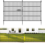 No Dig Garden Fence Outdoor for Yard, 24in (H) x 20ft(L) by SecureSpacesCleanerPlaces