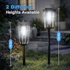 8 Pack Cool White Solar Pathway Lights Outdoor Garden for Yard Path - Image 7