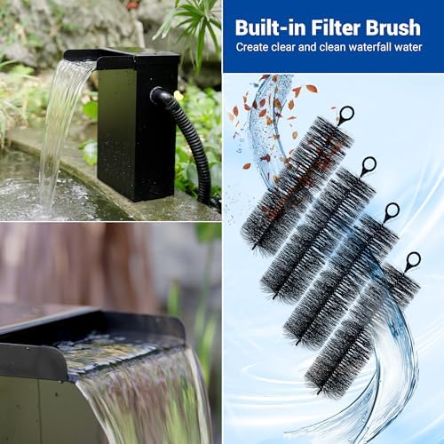 NFESOLAR Pond Waterfall Spillway with Pump Kit for Pond up to 2000 Gallons - Image 3
