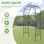 Thickened Metal Garden Arch-59L*94.5H,Trellis for Climbing Plants Outdoor - Image 3