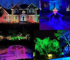 TOVEENEN Color LED Outdoor Landscape Spotlight - 120V 12W Waterproof Spot Lights for Christmas Halloween Yard House, 2 Pack - Image 2