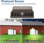 DAKASON 50W LED Flood Light Outdoor, Dusk-to-Dawn Photocell 180° Adjustable Knuckle, 6500LM 5000K Replaces 150-200W HPS/MH, IP65 Waterproof Outdoor Security Lighting Fixture, 100-277Vac, ETL Listed - Image 3