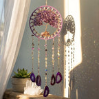 Crystal Window Suncatcher Tree of Life Sun Catcher Indoor Winodw Hanging by Dreamocean