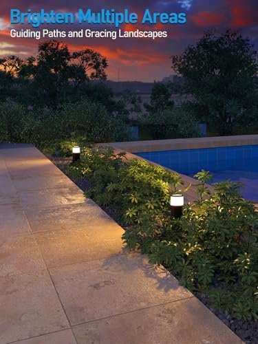 LEONLITE 4-Pack Low Voltage Bollard Pathway Lights, 5W 400LM, 3000K - Image 4