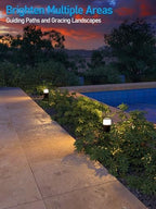 LEONLITE 8-Pack Low Voltage Bollard Pathway Lights, 5W 400LM, 3000K - Image 4