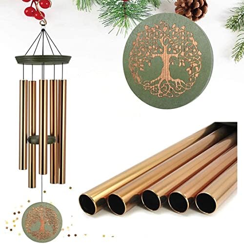Astarin's Tree of Life Wind Chimes 36in Outdoor Garden Gift for Mom Grandma by Astarin