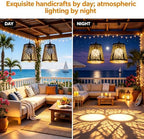 Solar Hanging Chandelier, Outdoor Light with Remote Control - Image 6
