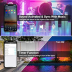 50W 2.4G Remote Control RGB Wall Washer Light, RGB Light bar with Remote Control & APP Control, for Birthday Party, Garden Lighting, Wall Display, Hotel, Building, Commercial Lighting - Image 4