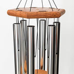 In Loving Memory 30-inch Windchime, Silver w/What we Have Once Enjoyed… - Image 3