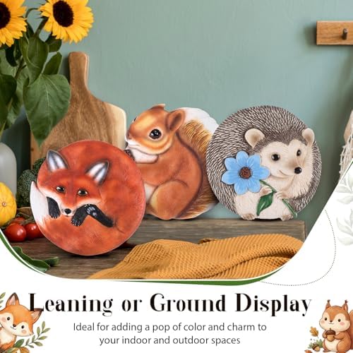 Cinnvoice 3 Pack Animal Stepping Stones Outdoor for Garden, 10 Inches - Image 5