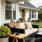 Rechargeable Outdoor Patio Table Lamps, Cordless, Set of 2 - Image 7