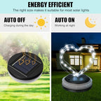Retisee 12 Pack 3.15 Inch Solar Replacement Tops with 30 LEDs, Waterproof Silicone Lid, Fairy String Lights for Outdoor Garden Lanterns & DIY Decor (White) - Image 4
