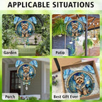 Yorkshire Terrier Dog Ears Wind Spinner, Yorkshire Terrier Wind Spinner Hanging for Yard and Garden (Yorkshire Terrier) - Image 5
