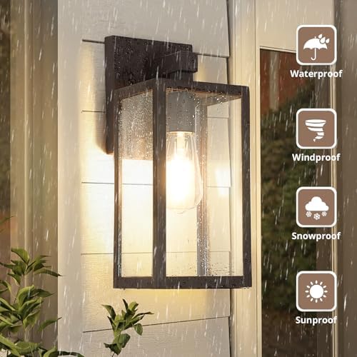 MAXvolador Outdoor Wall Light Fixture, Exterior Waterproof Wall Lantern - Image 2