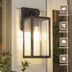 MAXvolador Outdoor Wall Light Fixture, Exterior Waterproof Wall Lantern - Image 2