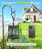KOOPER 6 Pack Solar Lanterns Outdoor Waterproof, Brighter Hanging Solar Lantern Lights for Outside, Auto ON/Off Lanterns Decorative Outdoor for Garden Table Yard Path Tree Patio Lawn Decor, Gifts - Image 4