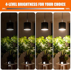 Hanging Grow Lights for Indoor Plants with Timer, 24W 3600K Full Spectrum - Image 2