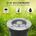Low Voltage Landscape Lighting In-ground Light LED Well Lights 3W 12V 24V Outdoor Landscape Light Waterproof IP67 Pathway Driveway Deck Step Fence Garden Lights - Image 4