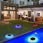 GEEDIAR Floating Pool Lights Solar Swimming Pool Light with 16 Color Changing Outdoor Decorations Light Waterproof LED Lights for Patio,Garden and Pool… - Image 3