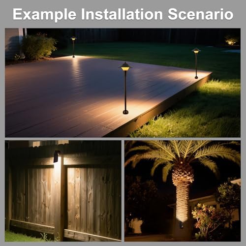 Outdoor Light Mounting Plate with 1/2" NPT for Tree and Wall - Image 5
