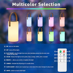 uuffoo Solar Table Lamp Outdoor Lantern 2 in 1 Rechargeable Waterproof - Image 3