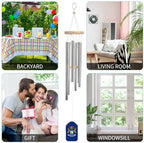 Flag of Michigan Wind Chime Memorial Zen Atmosphere Hanging Decoration for Garden Yard - Image 4