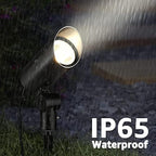 SUNVIE 30W 3000K LED Dusk to Dawn Flag Pole Spot Light Outdoor with Stake - Image 5