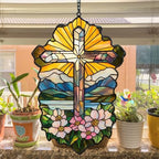 Religious Christian Cross Acrylic Suncatcher - Image 4