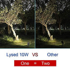 10W Low Voltage Landscape Lights 12V LED Spotlights Outdoor IP66 Waterproof Garden Lights,3000K Warm White Light Lawn Floodlight Stakes(6 Pack) - Image 7