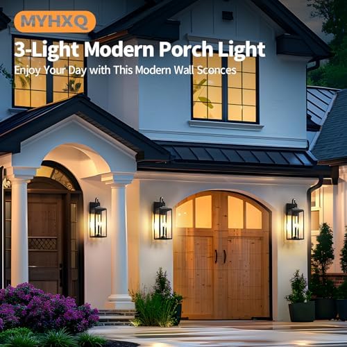 24" Extra Large Outdoor Wall Light 2 Packs, Exterior Lighting Fixtures - Image 6