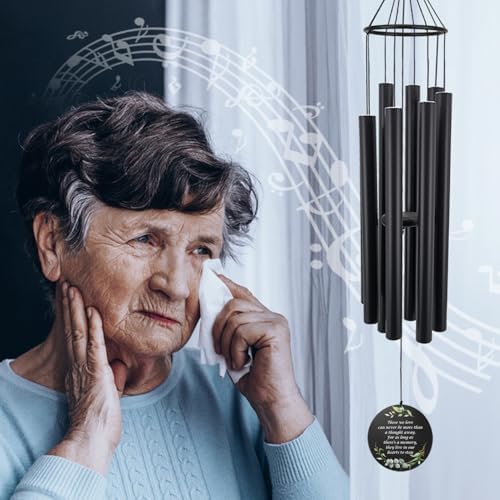 Personalized Wind Chimes, Sympathy Gifts, Custom Photo Wind Chime for Loss of Loved Dad/Mom/Lover, in Memory of Husband/Wife, 36inch Wind Chimes for Condolences - Image 7