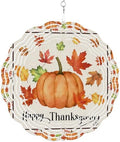 10 Inch Pumpkins Thanksgiving Wind Spinner for Yard and Garden, Fall Rustic Leaves Farmhouse Art Hanging Ornaments Outdoor 3D Kinetic Wind Sculpture Spinners Indoor Outdoor Patio Décor Ornaments Gift by Unknown