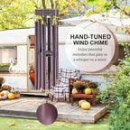 ASTARIN 48'' Wind Chimes for Outside Deep Tone - Large Windchimes with 6 Heavy Tubes, Memorial Wind Chimes Outdoor for Garden Hanging Décor,Sympathy Gifts，Bronze - Image 4