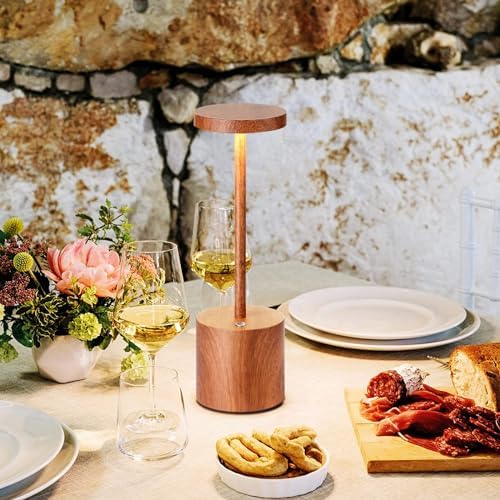 Cordless Table Lamp Rechargeable,Battery Powered LED Outdoor Table Light - Image 4