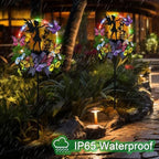 Solar Lights Fairy Garden Decor,Fairy & Butterfly Yard Decorations Outdoor - Image 5