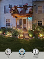 LEONLITE 8-Pack Low Voltage Landscape Pathway Lights, 3W, CRI90, 3000K - Image 2