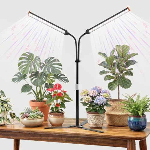 GooingTop Grow Light for Indoor Plants,Height 10-32'' with Dimming & Timer by GooingTop
