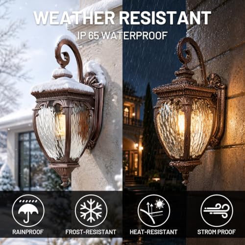 Porch Lights Outdoor Wall Lights Exterior Sconce Light Fixtures - Image 2
