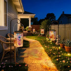 2Pack Solar Outdoor Lanterns Waterproof Butterfly Gifts for Women, 3D Colorful Solar Garden Yard Lanterns, Gardening Gifts for Women, Mothers' Day GIFS Mom, Birthday Gifts - Image 6