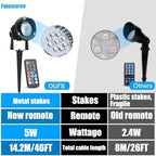 4 Pcs 20W LED RGB Outdoor Landscape Lighting with Remote & Transformer - Image 5