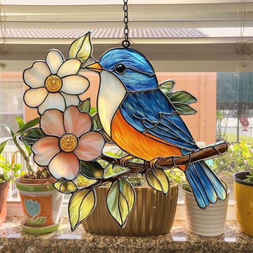 Bluebird Acrylic Suncatcher - Image 4