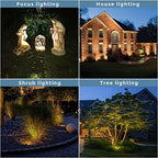 Gardencoin Solid Brass Outdoor Landscape Spotlights, 12V Heavy Duty Low Voltage LED Spot Light Waterproof for Garden and Yard Up Lighting, Bronze Accent Lighting Fixture, with 2700K MR16 Bulb 1 Pack - Image 7